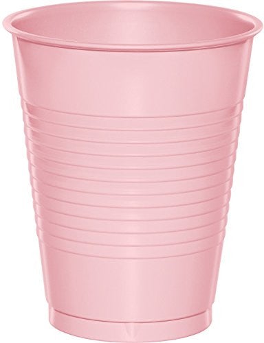 Easy Grip Disposable Plastic Party Cups, 16 oz, Assorted Colors