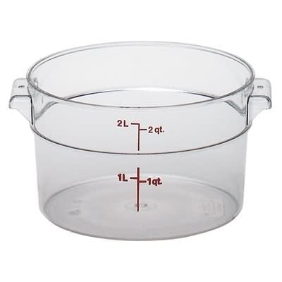  Cambro 2-Quart Round Food-Storage Container with Lid