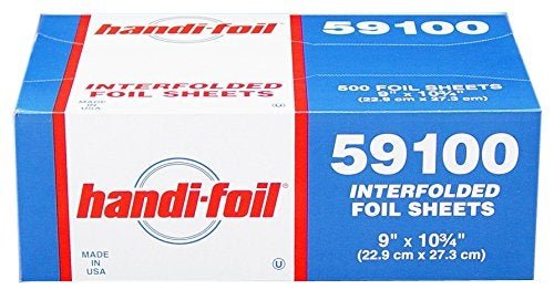 FOIL/ Aluminum Foil Sheets 9 x 10.75, 500 Sheets/box, 6 Boxes