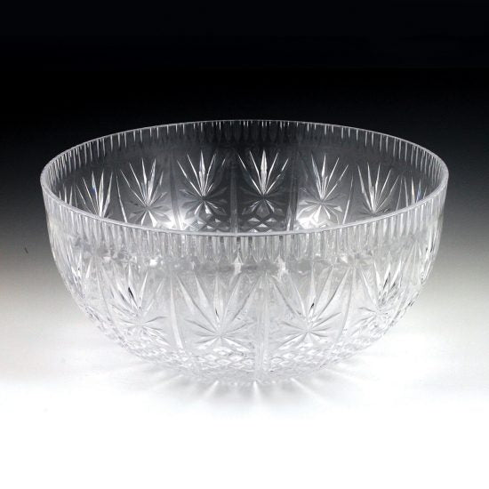 Cut Crystal Punch deals Bowl