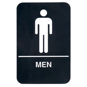 Update S69b-6bk Restroom Sign 