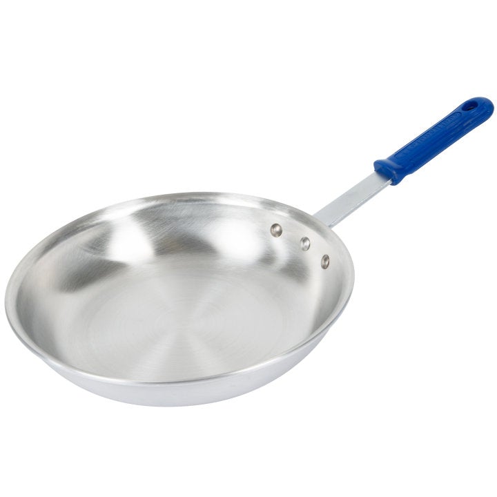 Vollrath 4010 Wear-Ever 10 Aluminum Fry Pan with Blue Cool Handle