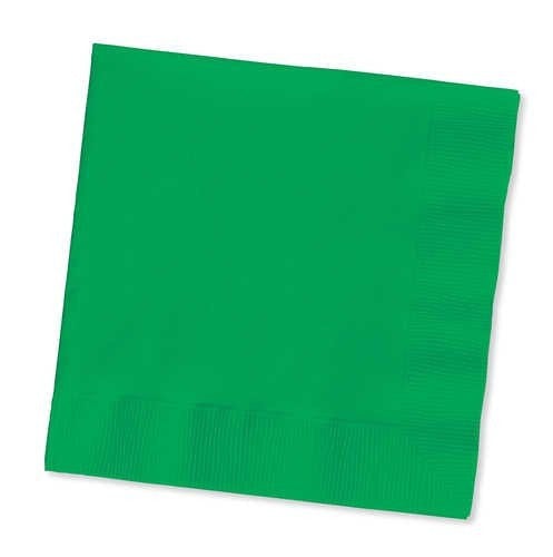 10" X 10" Emerald Green Beverage NapkinsShopAtDean