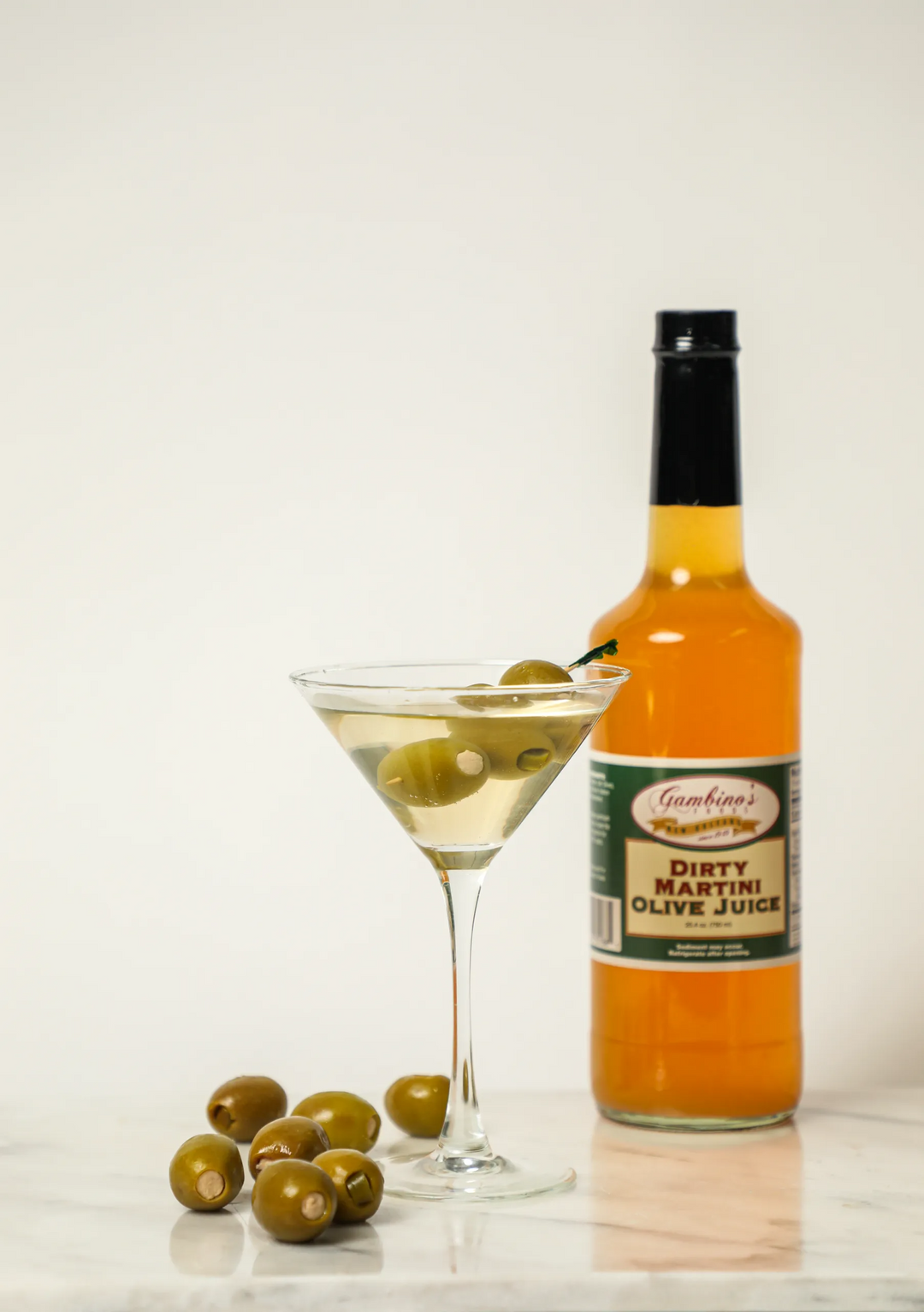 Gambino's Dirty Martini Olive Juice 25.4 oz