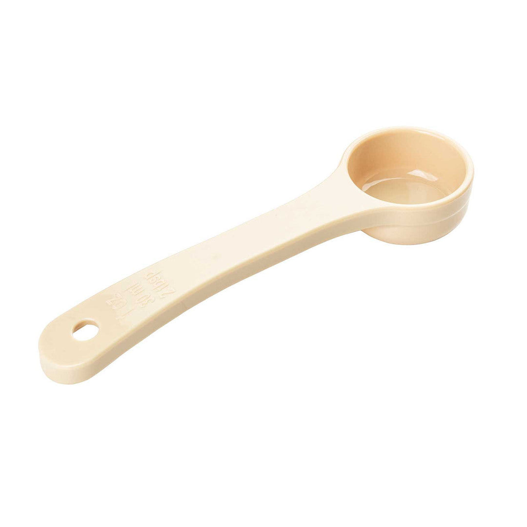 Tablecraft 10638 1 oz Portion 7.785" Solid Spoonout Spoon