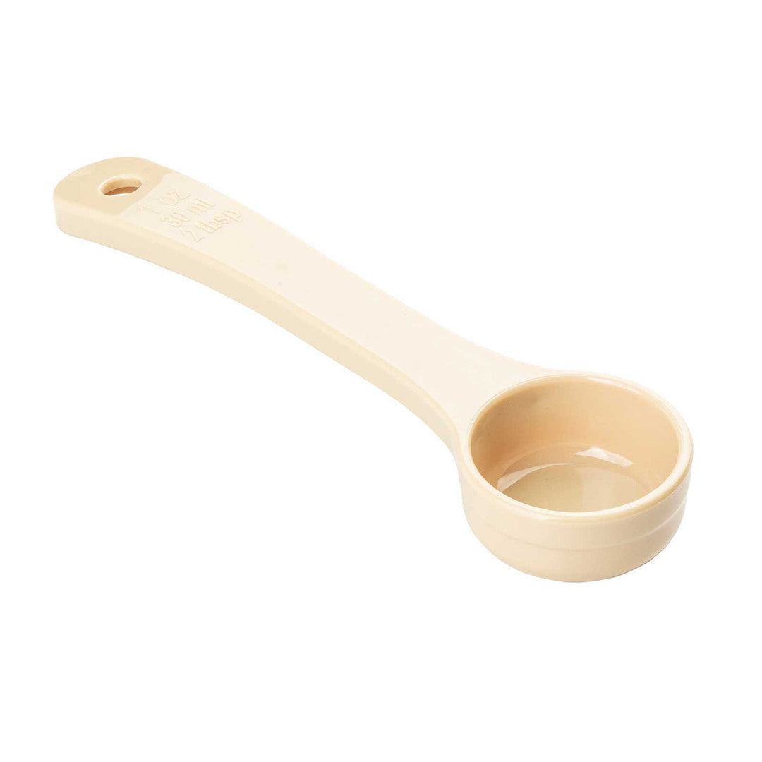 Tablecraft 10638 1 oz Portion 7.785" Solid Spoonout Spoon