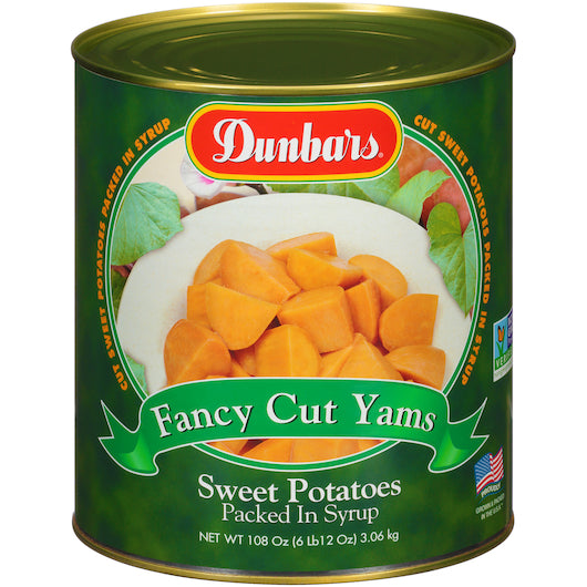 Dunbar Potato Sweet Select Fancy 108 oz  (#10 Can)