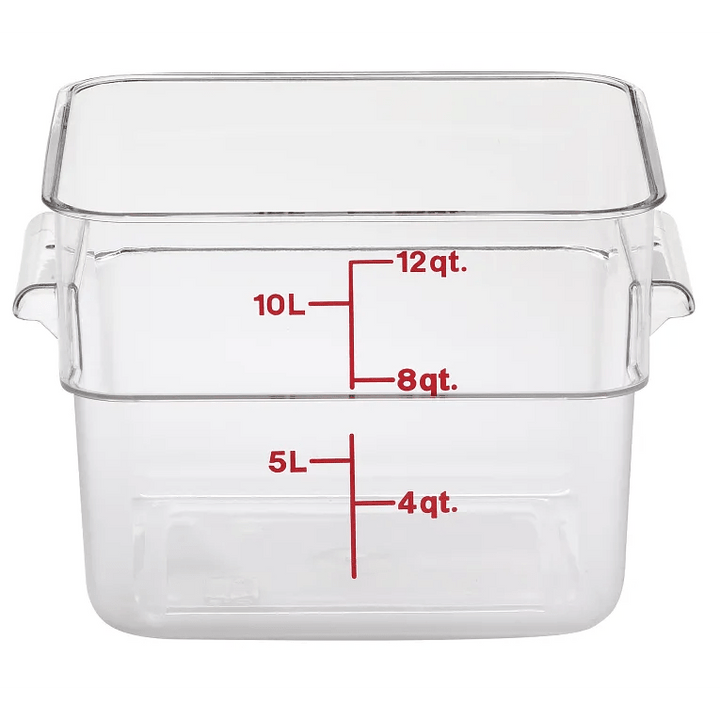 Cambro 12SFSCW 12 Qt Square Container Cam-Wear