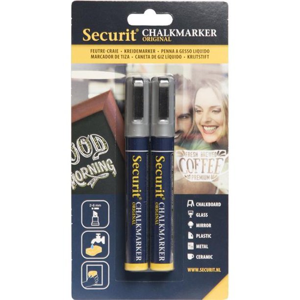 2 Pack White Chalk Markers (BL-SMA510-SL)