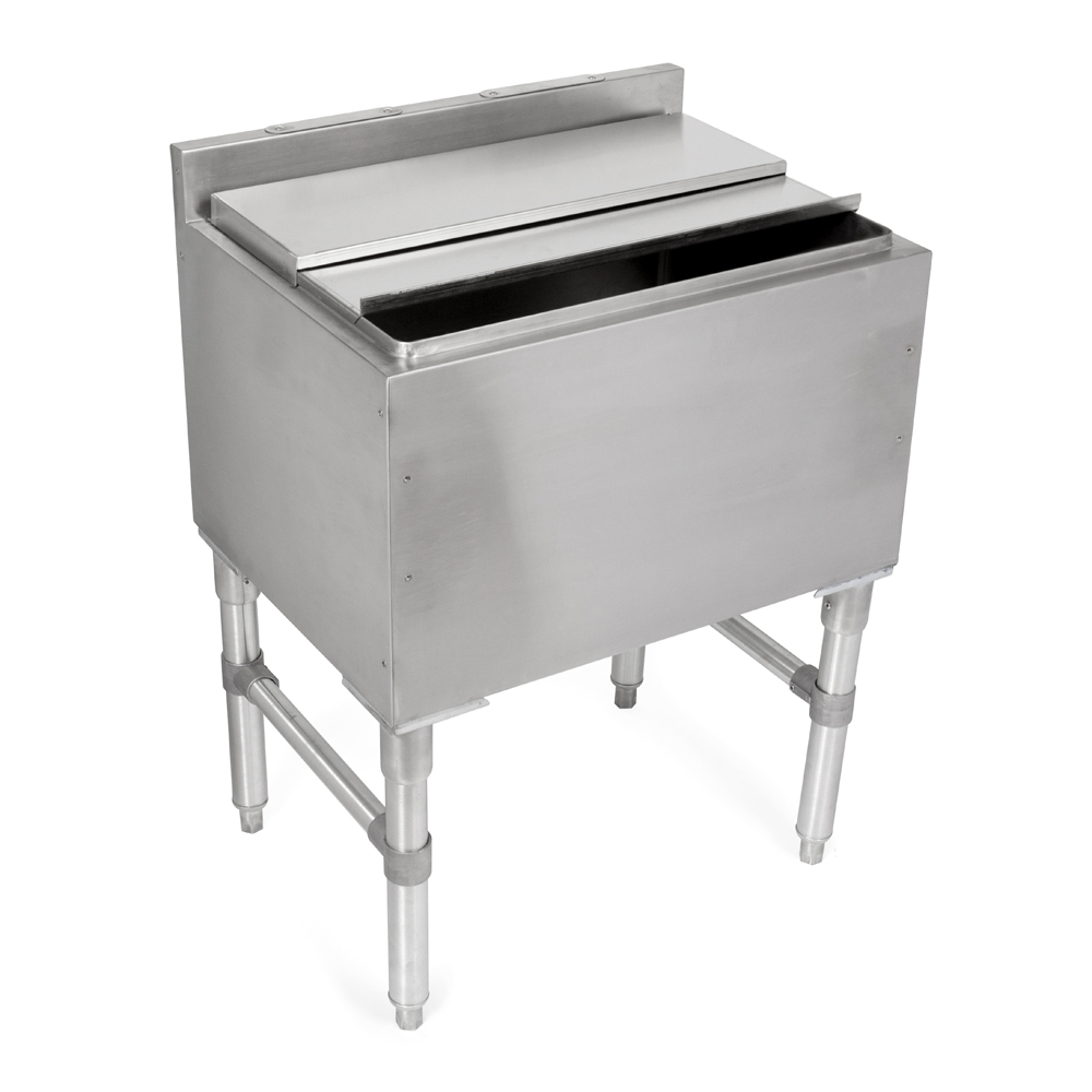 John Boos EUBIB-2418-X Slim Line Insulated Underbar Ice Bin 24" x 18" x 30"