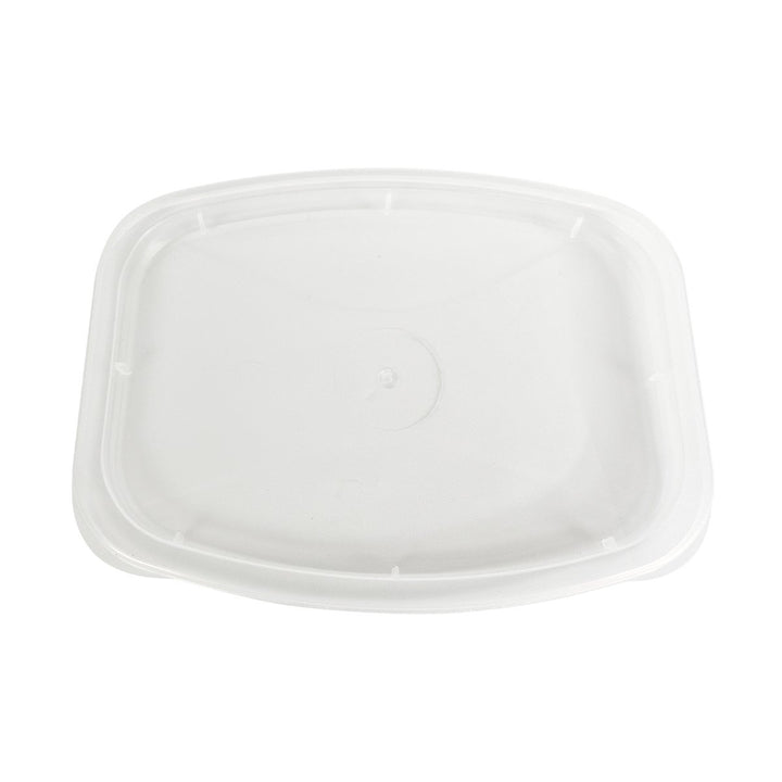 CuBE DR-RL-C Clear Recessed Lid for 8-32 oz Rectangle Container