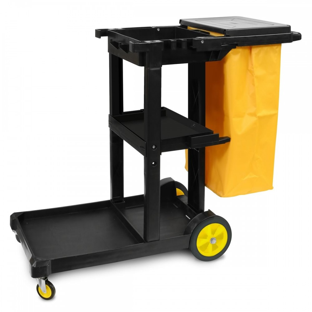 O-Cedar 96977 MaxiRough Janitor Cart 45.5" x 20" x 38.5"