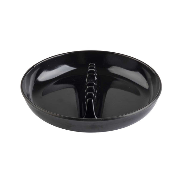 Tablecraft 341B-1 Round Black Safety Ashtray