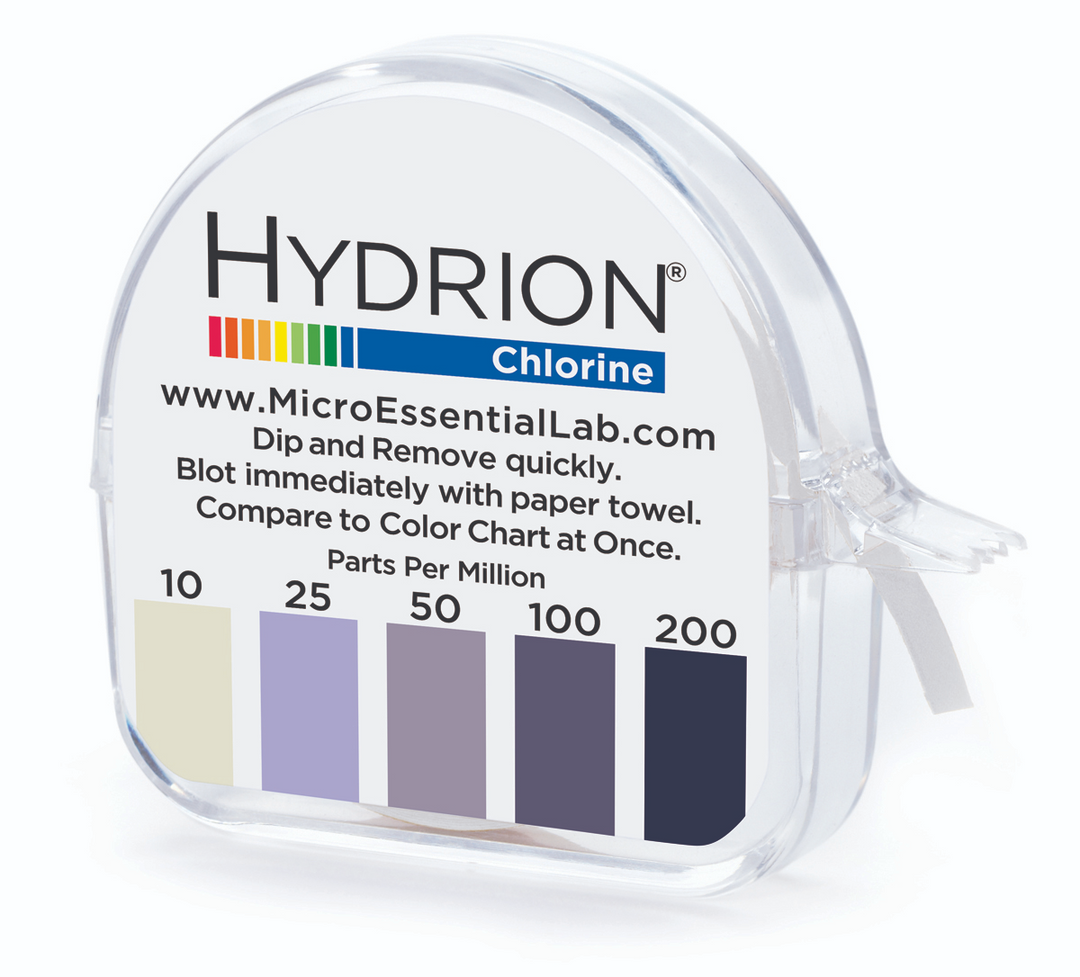 Hydrion CM-240 Chlorine Test Strips