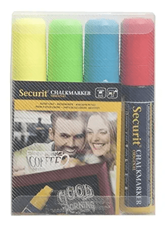 4 Pack Assorted Big Tip Chalk Markers (SMA720V4)ShopAtDean