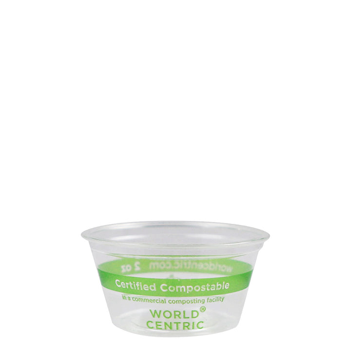 World Centric CP-CS-2S 2 oz Clear PLA Portion Cup