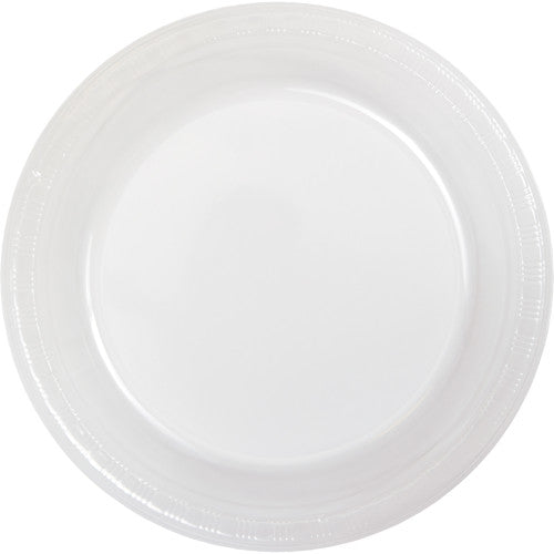 7" Round Clear Plastic Plates