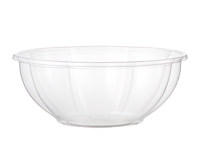 World Centric SB-CS-32 32 oz Clear 6.7" Salad Bowl