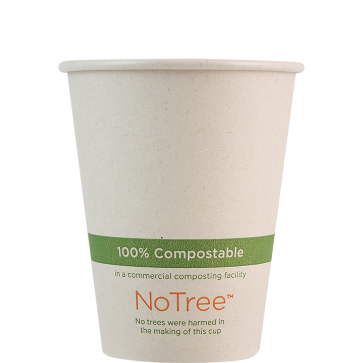 World Centric CU-SU-8 NoTree® 8 oz Paper Hot Cup