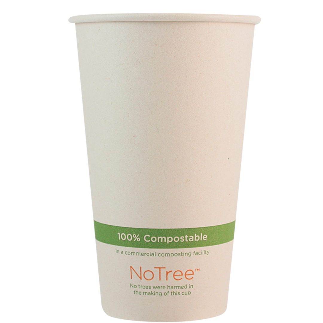 World Centric CU-SU-16 NoTree® 16 oz Paper Hot Cup