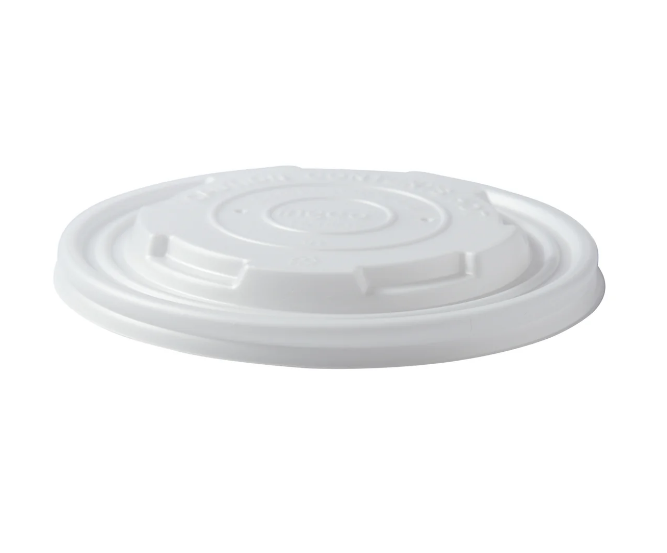 AmerCare Royal CFCL-1232 CPLA Compostable Lid for 12-32 oz Containers