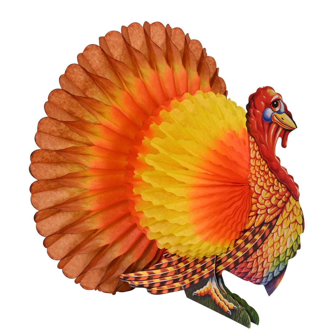 12" Tissue Turkey Centerpiece (99066)