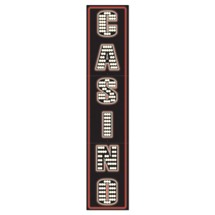 Beistle 54488 Jointed Casino Pull-Down Cutout 6'