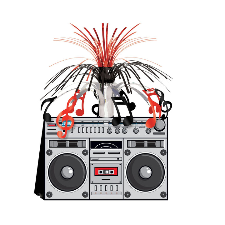 Beistle 57360 Boom Box Centerpiece 14"