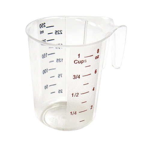 Winco PMCP-25 1 Cup Measuring Cup With Markings