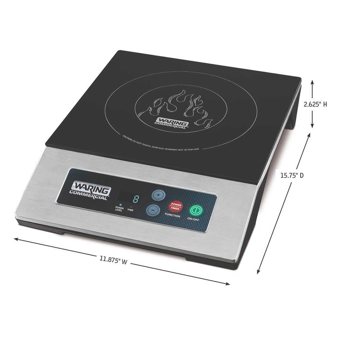 Waring WIH200 Single Light Duty Induction Range 120V 15A