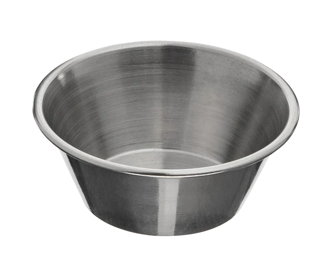 Browne Foodservice 515058 1.5 oz Stainless Steel Sauce Cup