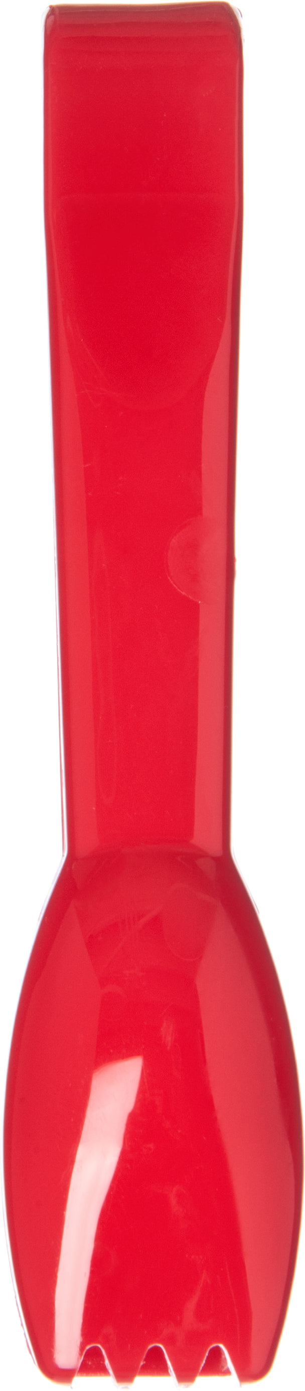 Carlisle 460605 6.25" Red Carly Salad Tong