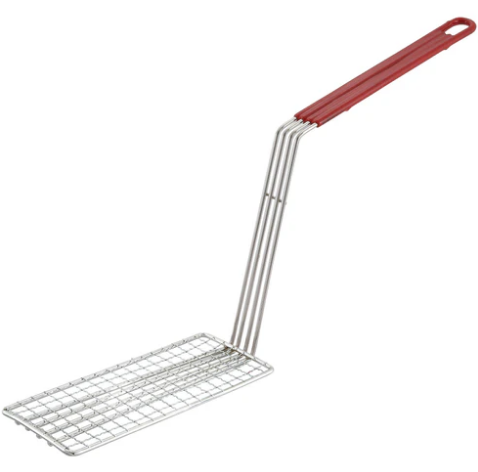 Winco FB-PS Fry Basket Press with 11" Handle for FB-10 & FB-20 Fry Baskets