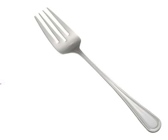 Winco 0030-25 12" Shangarila 18/8 Stainless Steel Serving Fork