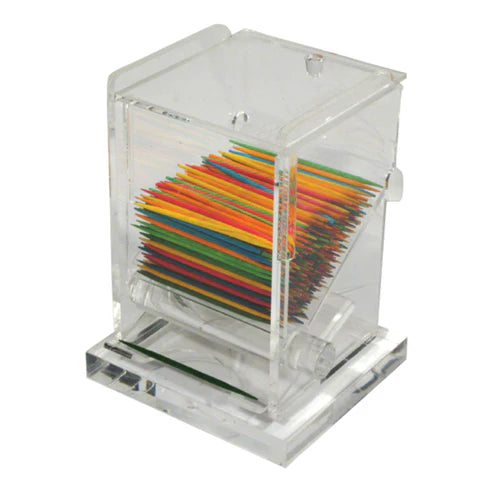 Winco ACTD-3 Acrylic Toothpick Dispenser