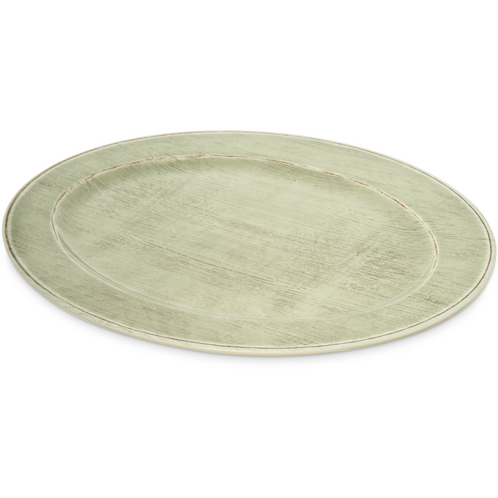 Carlisle Grove 6402146 Jade Melamine Oval Platter 20" x 14"