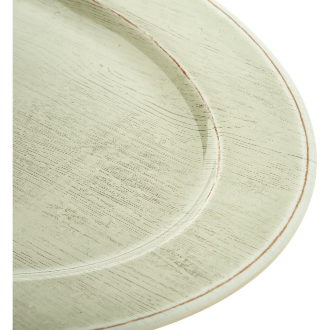 Carlisle Grove 6402146 Jade Melamine Oval Platter 20" x 14"