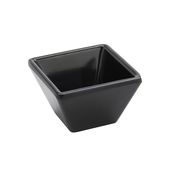 American Metalcraft MELSCB51 1-1/8 Oz Sauce Square Cup Black