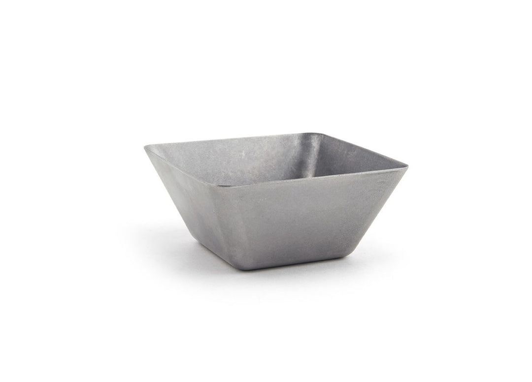 FOH DBO158ANS23 4.5" Antique  Square Stainless Mod Bowl