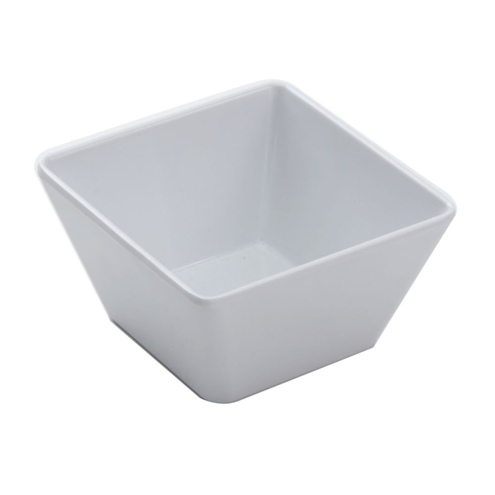 American Metalcraft MELSQ53 5" X 3" 23 Oz Square Bowl  Melamine