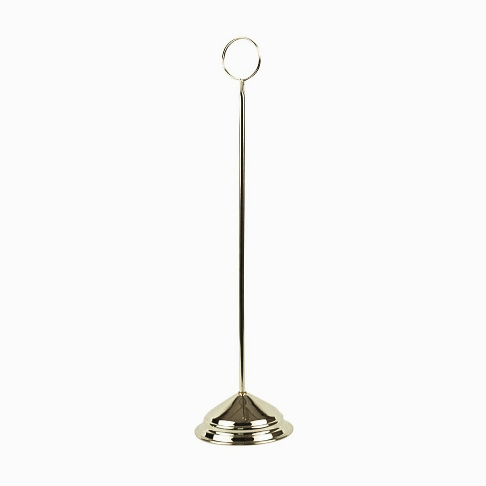 Tablecraft 1318 18" Stainless Steel Heavy Base Number Stand