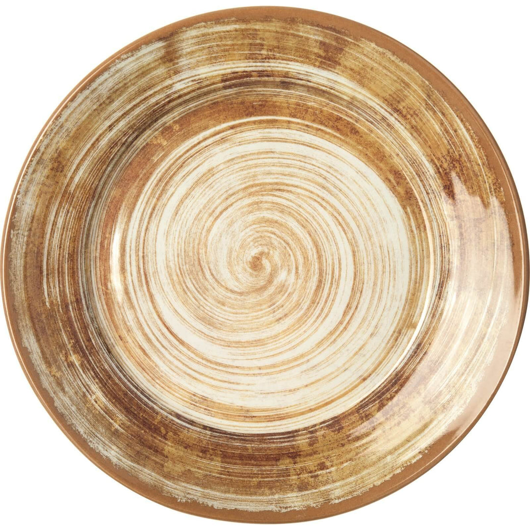 Carlisle Mingle 5400617 Copper Melamine Round Charger 12.5"