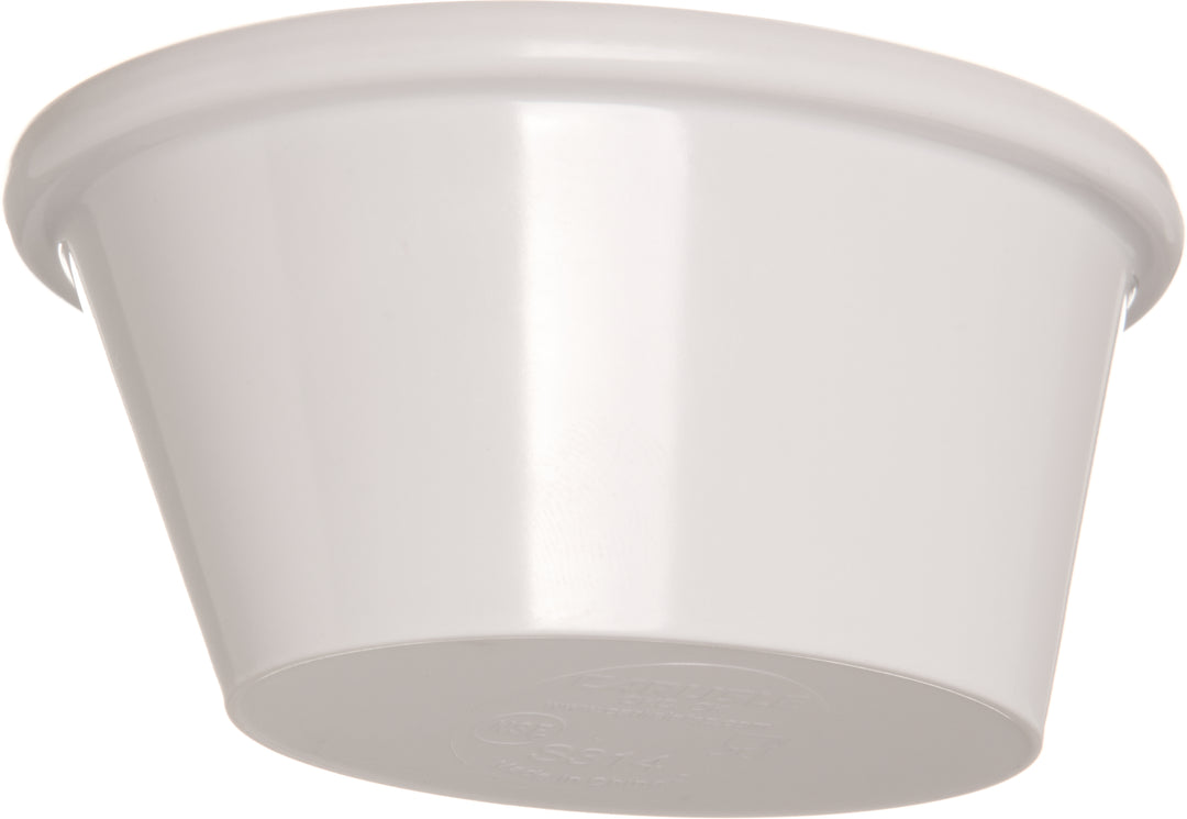 Carlisle S31242 3 oz Oval Bone Ramekin