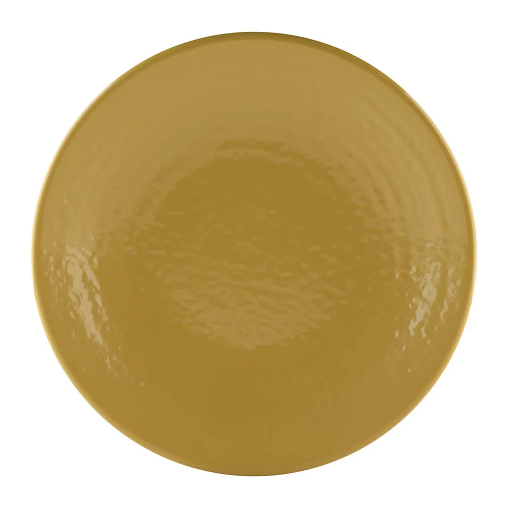 Elite Global D814RR-OO 8.25" Round Olive Oil Melamine Plate