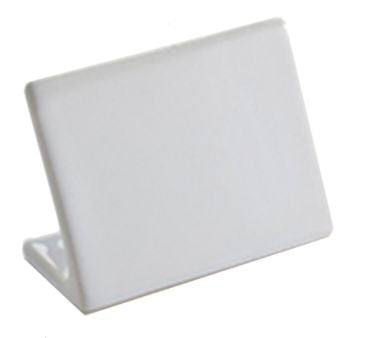 American Metalcraft CMCSW21 White Rectangle Ceramic Card Sign