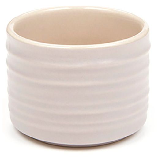 American Metalcraft PCT2 2 oz Taupe Round Ceramic Ramekin