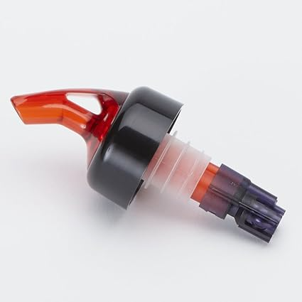 American Metalcraft PR78925 Red Spout / Purple Base 1/8 Oz Measured Pourer