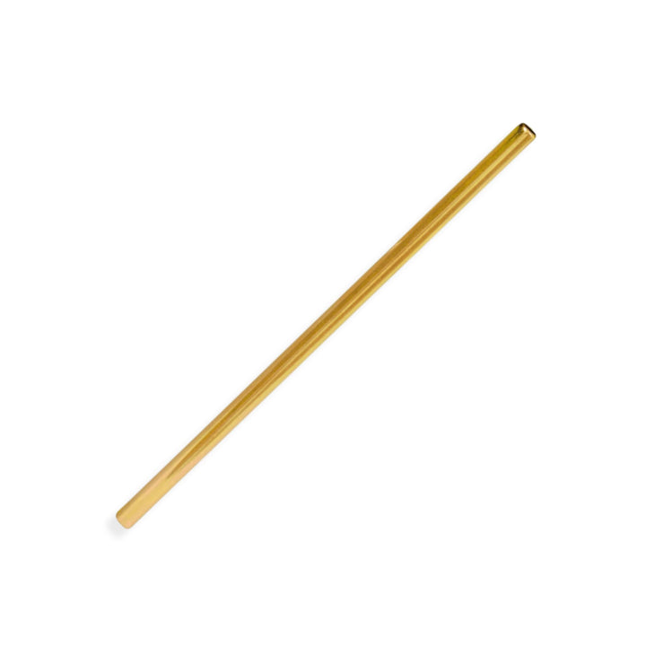 American Metalcraft STWG6 6" Gold Stainless Steel Straw 12 Pack