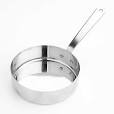 American Metalcraft SHIP41 Stainless Steel 13 oz Mini Induction Ready 4.75" Fry Pan