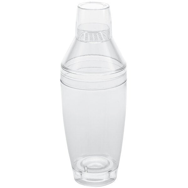 American Metalcraft PCS8 8 oz Clear Plastic Cocktail Shaker